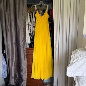 Lulu's Sunny Yellow Maxi Dress